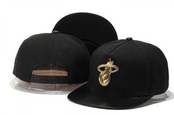 NBA Snapbacks Miami Heat New Era 59FIFTY Fitted Hats in Black Gold Logo,wholesale price,reasonable price,enjoy great discount Snapbacks/Hats/Caps