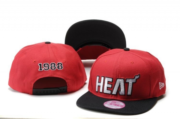 NBA Snapbacks Miami Heat New Era 59FIFTY Fitted Hats in Red Black White,Sale Online,affordable price,Fantastic savings Snapbacks/Hats/Caps