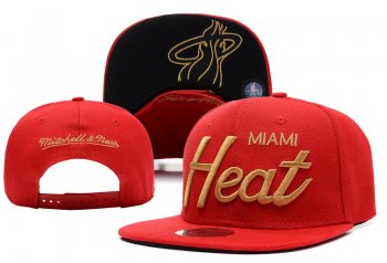 NBA Snapbacks Miami Heat New Era 59FIFTY Fitted Hats in Red Gold Logo,luxuriant in design,Free and Fast Shipping,popular stores Snapbacks/Hats/Caps