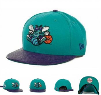 NBA Snapbacks New Orleans Hornets New Era 59FIFTY Fitted Hats in Green and Purple,Outlet Store,pretty and colorful,USA Discount Online Sale Snapbacks/Hats/Caps