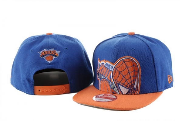 NBA Snapbacks New York Knicks New Era 59FIFTY Fitted Hats in Blue with Orange,Online Here,famous brand,Various Colors Snapbacks/Hats/Caps