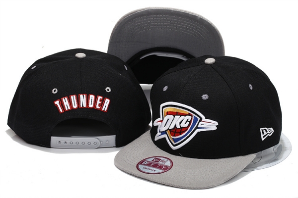 NBA Snapbacks Oklahoma City Thunder New Era 59FIFTY Fitted Hats in Black Gray,reliable supplier,outlet store sale,largest collection Snapbacks/Hats/Caps