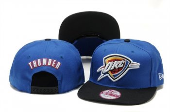 NBA Snapbacks Oklahoma City Thunder New Era 59FIFTY Fitted Hats in Blue Black,famous brand,wholesale dealer,Newest Snapbacks/Hats/Caps