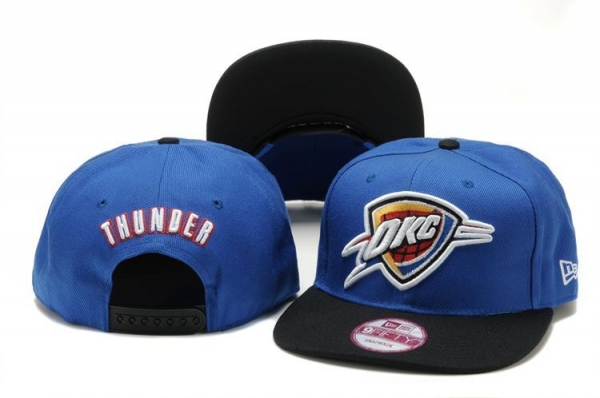 NBA Snapbacks Oklahoma City Thunder New Era 59FIFTY Fitted Hats in Blue Black,famous brand,wholesale dealer,Newest Snapbacks/Hats/Caps