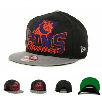 NBA Snapbacks Phoenix Suns New Era 59FIFTY Fitted Caps in Black Gray,USA Discount Online Sale,free delivery,Online Store Snapbacks/Hats/Caps