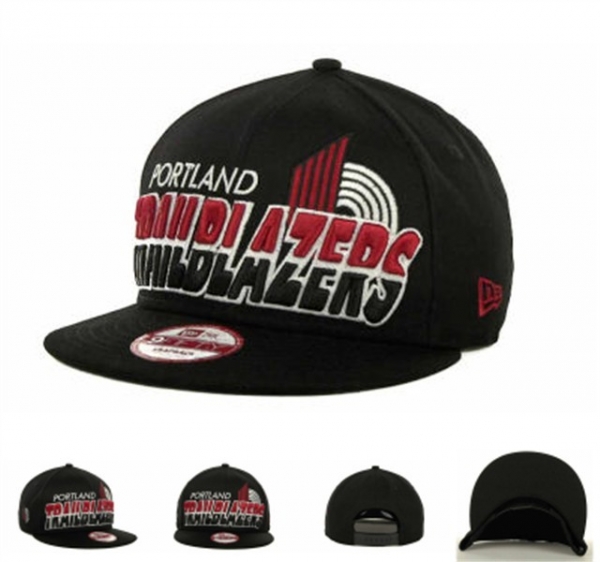 NBA Snapbacks Portland Trailblazers New Era 59FIFTY Fitted Hats in Black Dark,online leading retailer,The Most Fashion Designs,recognized brands Snapbacks/Hats/Caps