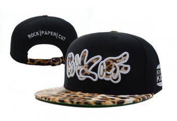 Fashion Street Snapbacks Booger Kids Rock Paper Cuts Hats Fitted Hats in Black Leopard,Wholesale online,super quality,On Sale Snapbacks/Hats/Caps