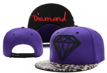 Fashion Street Snapbacks Diamond Fitted Hats in Purple Black Leopard,Shop,best value,ever-popular Snapbacks/Hats/Caps