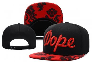 Fashion Street Snapbacks DOPE Fitted Caps in Black and Red,popular,In Stock,Fast Worldwide Delivery Snapbacks/Hats/Caps