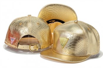 Fashion Street Snapbacks Hater Fitted Leather Hats in Gold,popular,exclusive range,largest collection Snapbacks/Hats/Caps