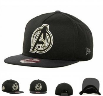 Fashion Street Snapbacks Avengers Hero Neon Sign Fitted Hats in Black,Retailer,large discount,stylish Snapbacks/Hats/Caps