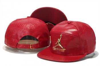 Fashion Street Snapbacks Jordan Fitted Leather Hats in Dark Red,super quality,officially authorized,100% high Quality Guarantee Snapbacks/Hats/Caps