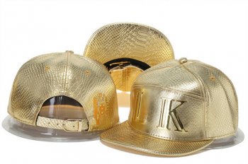 Fashion Street Snapbacks Last King Fitted Leather Hats in Gold,Sale UK,Outlet,popular stores Snapbacks/Hats/Caps