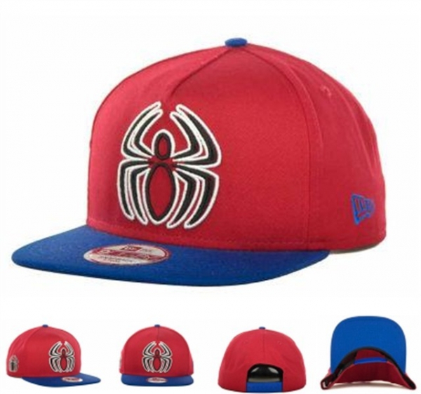 Fashion Street Snapbacks Spiderman Fitted Hats in Red and Blue,Retailer,attractive price,Newest Snapbacks/Hats/Caps