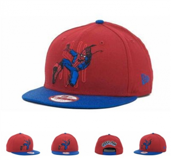 Fashion Street Snapbacks Spiderman Fitted Hats in Red Blue,designer fashion,ever-popular,Excellent quality Snapbacks/Hats/Caps