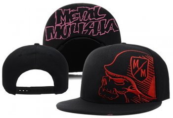 Fashion Street Snapbacks Metal Mulisha Fitted Caps in Black and Red,retail prices,premium selection,Store Snapbacks/Hats/Caps