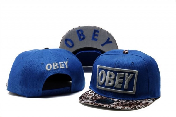 Fashion Street Snapbacks Obey Fitted Caps in Blue Gray Leopard,Top Designer Collections,Classic Styles,collection Snapbacks/Hats/Caps