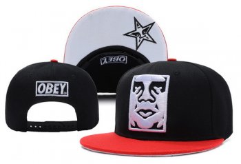 Fashion Street Snapbacks Obey Fitted Hats in Black Red and White Logo,luxury fashion brands,genuine,discount shop Snapbacks/Hats/Caps