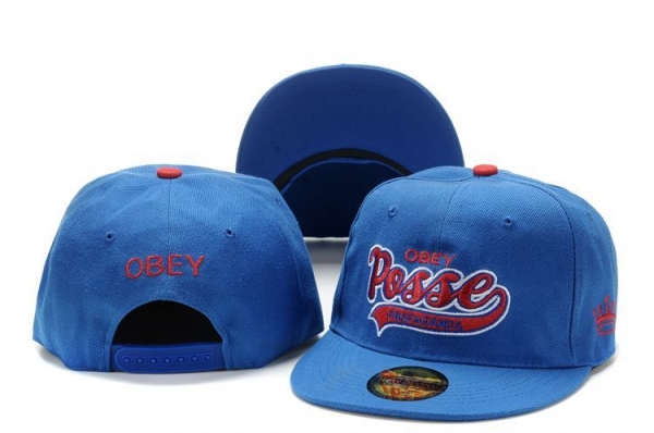 Fashion Street Snapbacks Obey Fitted Hats in Light Blue,high-end,Classic Styles,New York Snapbacks/Hats/Caps