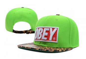 Fashion Street Snapbacks Obey Fitted Hats in Light Green Leopard,reputable site,Various Colors,New Arrival Snapbacks/Hats/Caps