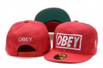 Fashion Street Snapbacks Obey Fitted Hats in Red,best-loved,Various Colors,Cheap Snapbacks/Hats/Caps