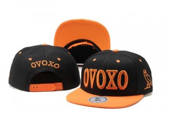 Fashion Street Snapbacks OVOXO Fitted Hats in Black Orange,gorgeous,wide range,Clearance Snapbacks/Hats/Caps