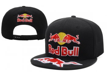 Fashion Street Snapbacks Red Bull Fitted Hats in Coal Black,recognized brands,discount shop,Exclusive Snapbacks/Hats/Caps