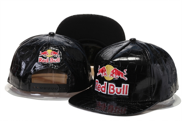 Fashion Street Snapbacks Red Bull Fitted Leather Hats in Black Grids,enjoy great discount,factory wholesale prices,official authorized store Snapbacks/Hats/Caps