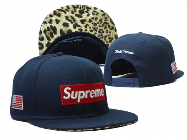 Fashion Street Snapbacks Supreme Fitted Caps in Dark Blue,wholesale dealer,high quality guarantee,large discount Snapbacks/Hats/Caps