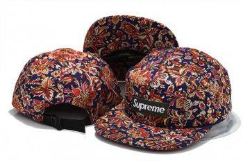 Fashion Street Snapbacks Supreme Fitted Caps in Gold Flower Dark Blue,authorized dealers,quality and quantity assured,complete in specifications Snapbacks/Hats/Caps