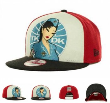 Fashion Street Snapbacks Tokidoki Toki Mile Fitted Hats in White Red Black,Store,Sale UK,Huge Discount Snapbacks/Hats/Caps