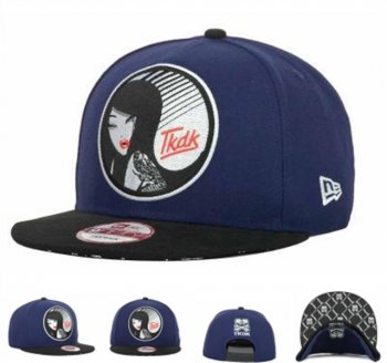 Fashion Street Snapbacks Tokidoki Ying Yang Fitted Hats in Dark Blue,Sale UK,prestigious,Factory Outlet Snapbacks/Hats/Caps