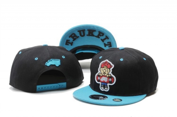 Fashion Street Snapbacks Trukfit Truk Fitted Caps in Black and Jade Blue,Discount Sale,Exclusive Deals,Colorful And Fashion-Forward Snapbacks/Hats/Caps