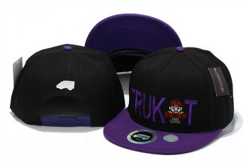 Fashion Street Snapbacks Trukfit Truk Fitted Caps in Black Purple Logo,UK Factory Outlet,UK Discount Online Sale,100% top quality Snapbacks/Hats/Caps