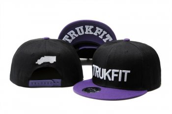 Fashion Street Snapbacks Trukfit Truk Fitted Caps in Black Purple,Online Here,outlet for sale,pretty and colorful Snapbacks/Hats/Caps