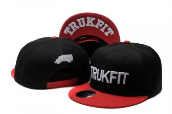 Fashion Street Snapbacks Trukfit Truk Fitted Caps in Black Red White Letters,timeless,wholesale price,Official USA Stockists Snapbacks/Hats/Caps