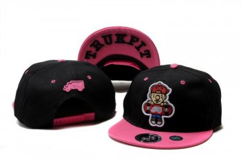 Fashion Street Snapbacks Trukfit Truk Fitted Caps in Black with Pink,Big discount on sale,classic fashion trend,Wholesale online Snapbacks/Hats/Caps