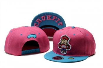 Fashion Street Snapbacks Trukfit Truk Fitted Caps in Peach and Jade Blue,great deals,unique,Sale USA Online Snapbacks/Hats/Caps