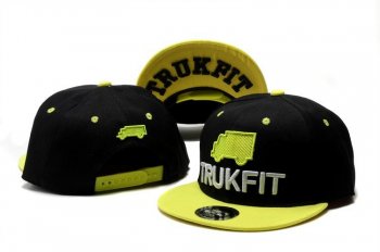 Fashion Street Snapbacks Trukfit Truk Fitted Hats in Black Yellow,best value,attractive price,discount shop Snapbacks/Hats/Caps