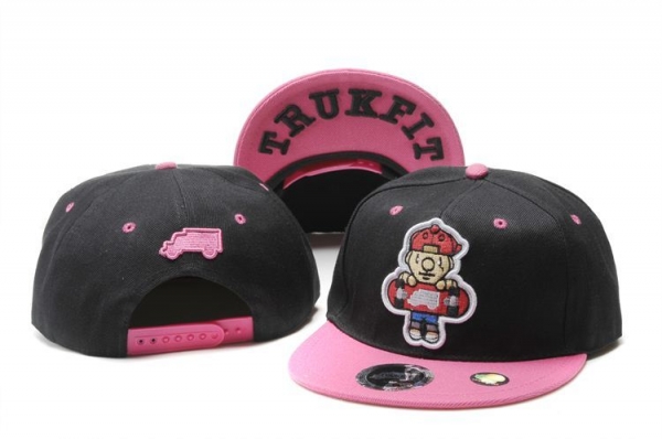 Fashion Street Snapbacks Trukfit Truk Fitted Hats in Coal Black and Pink,Best Discount Price,Sale USA Online,delicate colors Snapbacks/Hats/Caps