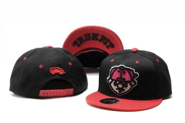 Fashion Street Snapbacks Trukfit Truk Fitted Hats in Coal Black Peach,Clearance Sale,amazing selection,Factory Outlet Price Snapbacks/Hats/Caps