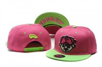 Fashion Street Snapbacks Trukfit Truk Fitted Hats in Pink Green,Fast Worldwide Delivery,luxury lifestyle brand,outlet for sale Snapbacks/Hats/Caps