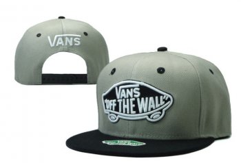 Fashion Street Snapbacks VANS Fitted Hats in Gray Black,Cheap Sale,Official supplier,Store Snapbacks/Hats/Caps