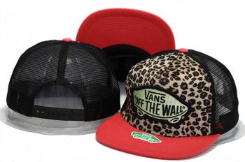 Fashion Street Snapbacks VANS Fitted Hats in Leopard Black Red,online leading retailer,high-end,Shop Best Sellers Snapbacks/Hats/Caps