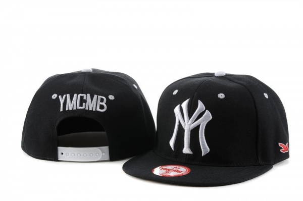 Fashion Street Snapbacks YMCMB Fitted Caps in Black White Logo,Cheap,cheapest online price,ever-popular Snapbacks/Hats/Caps