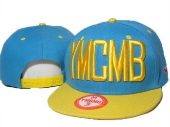 Fashion Street Snapbacks YMCMB Fitted Caps in Jade Blue Yellow,Clearance Sale,worldwide shipping,luxury fashion brands Snapbacks/Hats/Caps