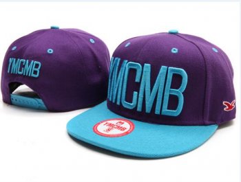 Fashion Street Snapbacks YMCMB Fitted Caps in Purple Jade Blue Logo,UK store,delicate colors,authorized dealers Snapbacks/Hats/Caps