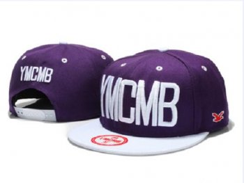 Fashion Street Snapbacks YMCMB Fitted Caps in Purple White,reasonable price,Online Here,low price Snapbacks/Hats/Caps