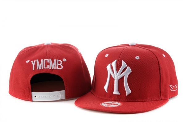 Fashion Street Snapbacks YMCMB Fitted Caps in Red White Logo,great deals,hot sale Online,Discount Save up to Snapbacks/Hats/Caps