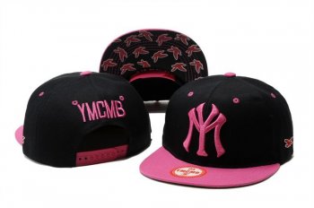 Fashion Street Snapbacks YMCMB Fitted Hats in Black Pink Logo,wholesale dealer,Authentic USA Online,reliable supplier Snapbacks/Hats/Caps